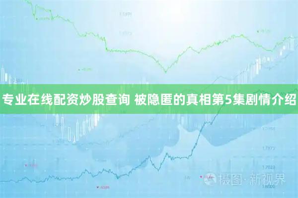 专业在线配资炒股查询 被隐匿的真相第5集剧情介绍